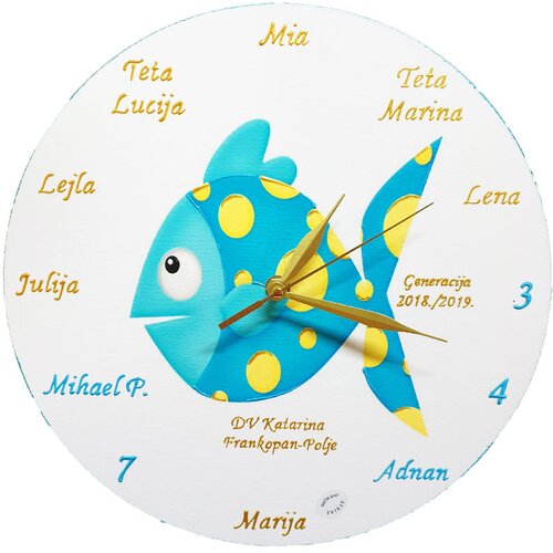  Zidni sat Poklon za tetu/odgojiteljicu u vrtiću! &Scaron;17919 Cijene