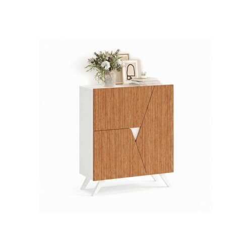 Hanah home Cipelarnik Venice Natural White Slike
