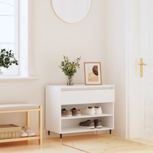 Ormarić za cipele bijeli 70 x 36 x 60 cm od konstruiranog drva Cijene
