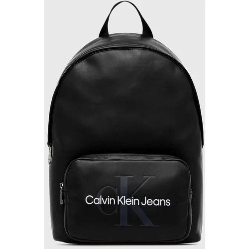 Calvin Klein Jeans Ruksak za muškarce, boja: crna, veliki, s tiskom