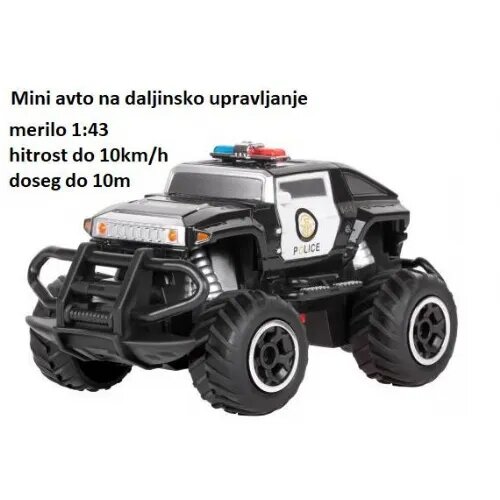 Rebel Avtomobil na daljinsko vodenje Police, mini Cene