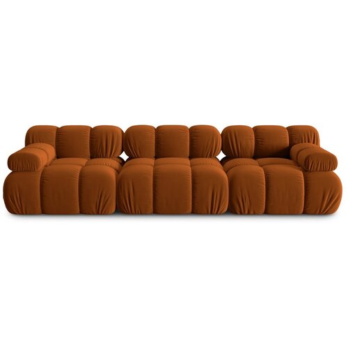 Micadoni Home oranžna žametna sedežna garnitura 282 cm bellis – Cene