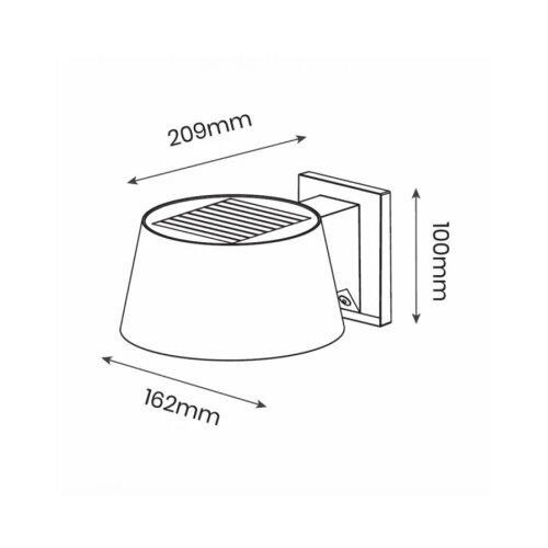  solarna led svetiljka SWL-28 6.25W 4000K IP54 Cene