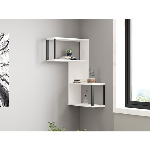 Hanah home Lecco - White White Wall Shelf Cene