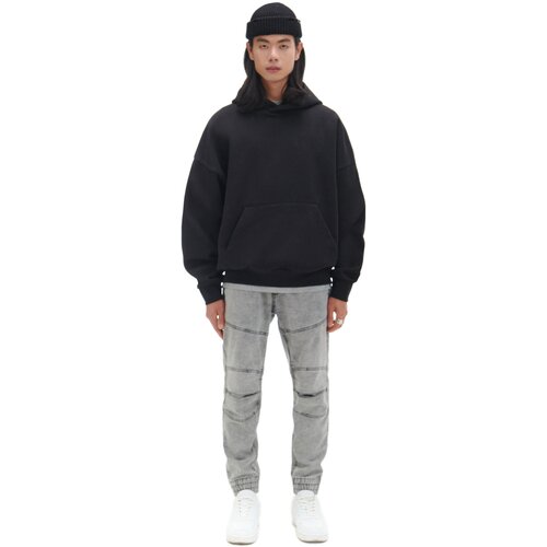 Cropp mu&amp;scaron;ke jogger hlače od trapera - Svijetlo siva 4394W-09J Slike