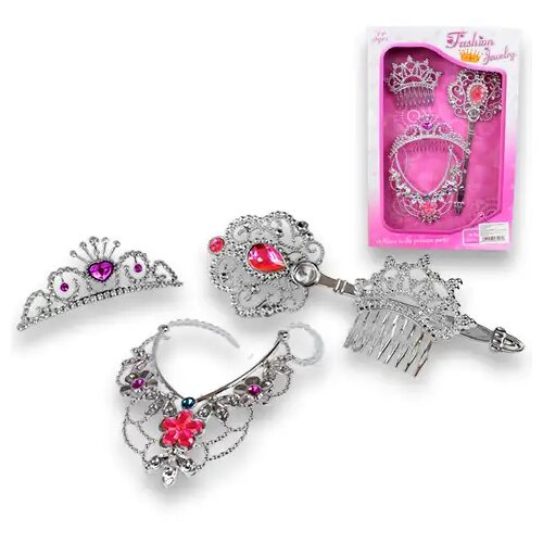 Magic Toys Lepotilni set princeske s tiaro, ogrlico in čarobno palico Cene