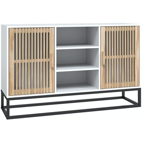 Maison Chic Komoda - Predalnik bela 105x30x65 cm inženirski les, (21716257) Slike