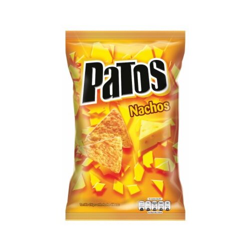 Patos tortilla čips nacho cheese 100 g Slike