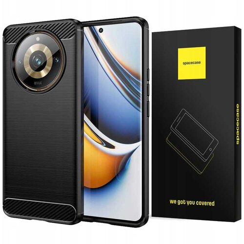 Spacecase CASE CARBON COVER ZA REALME 11 PRO PRO+ BLACK, (21962223) Cene