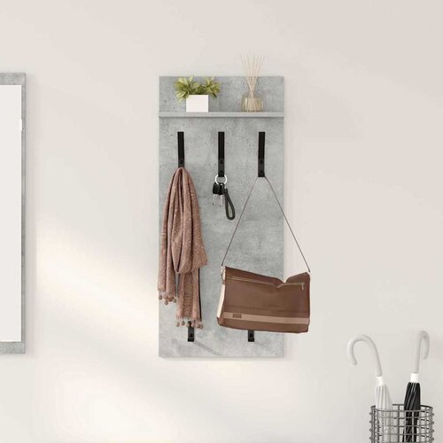  Vješalica za kapute na zidu Zidne Betonski sivi 40 x 10 x 90 cm Cene