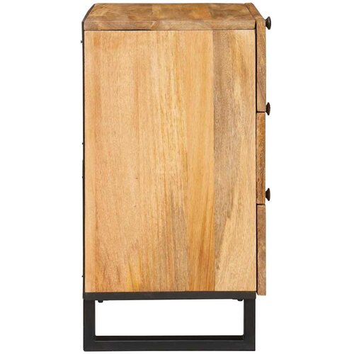  Noćni ormar Prirodna 50 x 33 x 62 cm Čvrsto drvo manga Slike