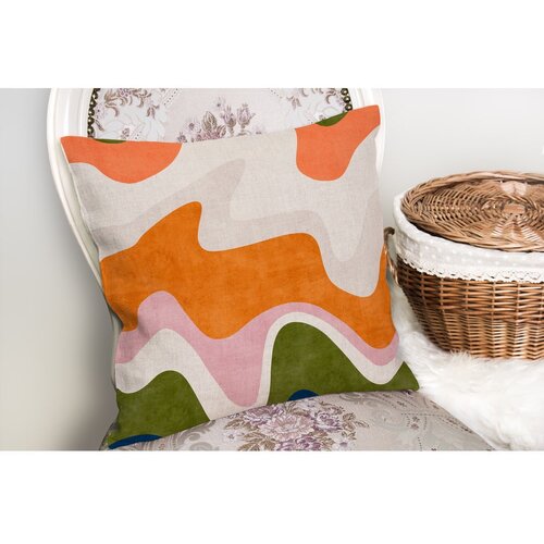 Mila Home Prevleka za blazino 43x43 cm Squiggly Orange &amp;ndash; Slike