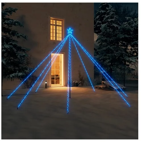  Novoletna jelka iz lučk notranje/zunanja 576 LED modra 3,6 m