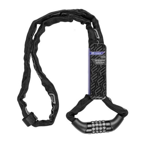 Force brava chain &amp;scaron;ifra 120cm/4mm, crna ( 49152 ) Slike