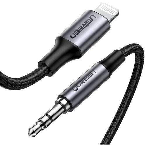 Ugreen lightning avdio kabel na 3.5 mm, črno siv Slike