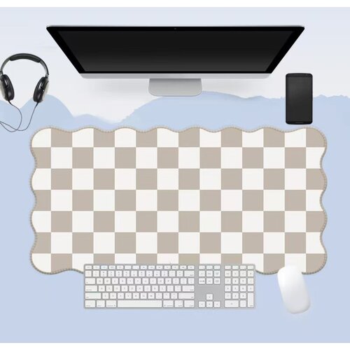 INF Velika podloga za mi&scaron;ko 40cm x 90cm s kockastim vzorcem Gray, (5000562233) Cene