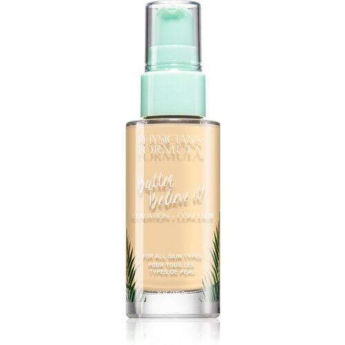 Physicians Formula Butter Believe It! Foundation + Concealer dolgoobstojen kremni puder 30 ml odtenek Fair Slike