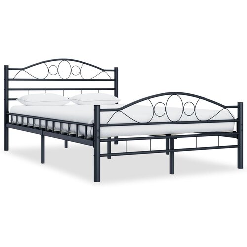 VidaXL Okvir za krevet crni čelični 120 x 200 cm Slike
