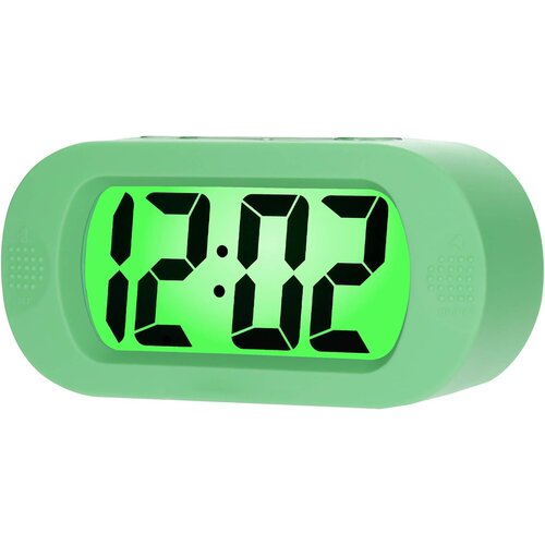 Generic Tiha svetleča večnamenska silikonska budilka, (21132461) Cene