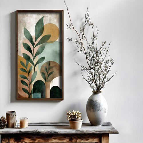 WALLXPERT MUS005 Multicolor Decorative Framed MDF Painting Slike