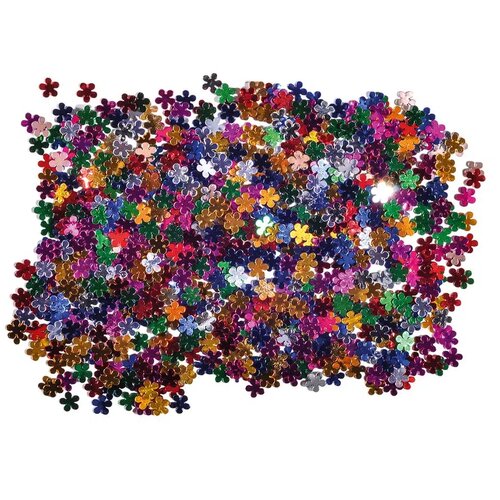 Crafty ruby, kraft konfete, cvetići, 8 x 8mm, 14g ( 137020 ) Slike