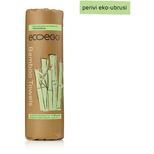 Eco Egg Organski perivi ubrusi od bambusa, 20 kom Cene