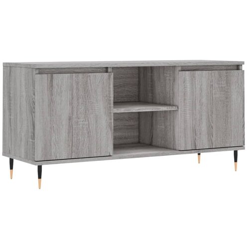 vidaXL TV omarica siva sonoma 104x35x50 cm inženirski les, (20913103) Cene