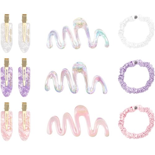 Brushworks Complete Everyday Hair Clip &amp;amp; Scrunchie Set darilni set za lase Slike