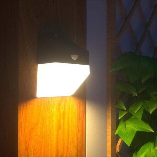  LED solarno zidno svetlo sa senzorom, LED/2W/3,7V, 4000K, IP65, 1200 mAh Slike