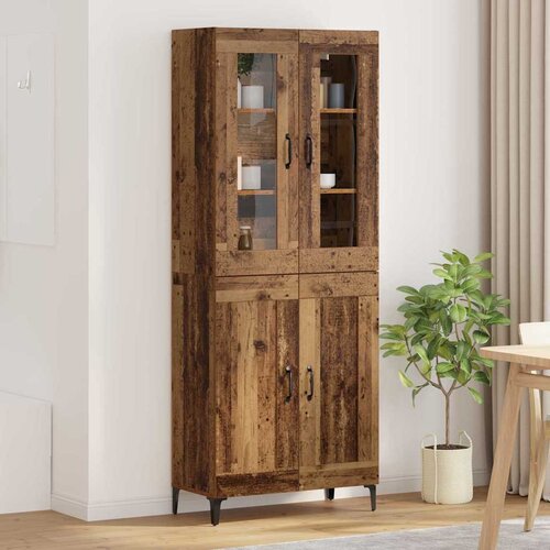  Highboard Staro drvo 69,5 x 34 x 180 cm Konstruirano drvo Slike