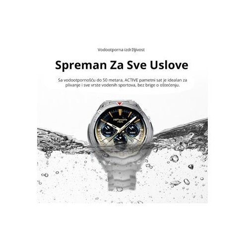 HiFuture Smart Watch Active Silver Cene
