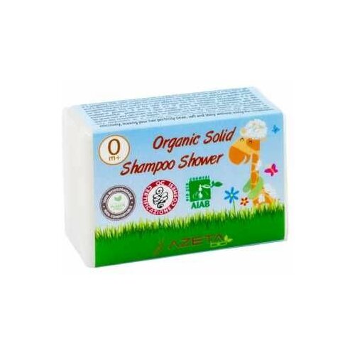 Azeta Bio organski šampon za kosu - sapun u čvrstom stanju/ 50 gr (do 80 pranja) 0+meseci Slike