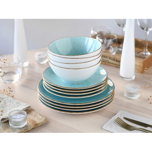 Creatable JEDILNI SERVIS Vintage Nature Aqua Slike