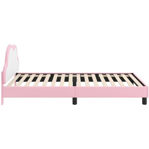 Okvir za krevet s uzglavljem Ružičasta 90 x 200 cm PU Slike