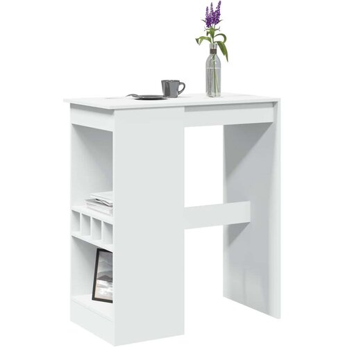  Barski stol s držačima bijeli 90 x 47 5 x 103 5 cm drveni Cijene