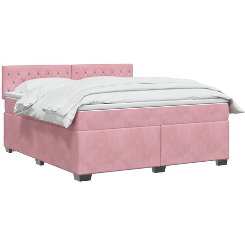  Boxspring krevet s madracem Ružičasta 140 x 200 cm Bar&amp;scaron;un Slike