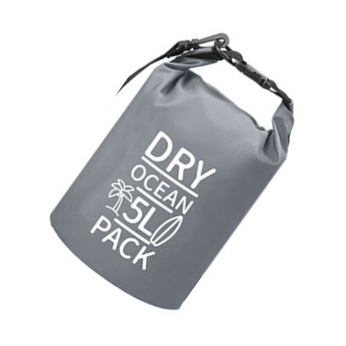 INF Vodoodporna torba z vedro - 5L torba za suho ramo Grey, (22107845) Cene