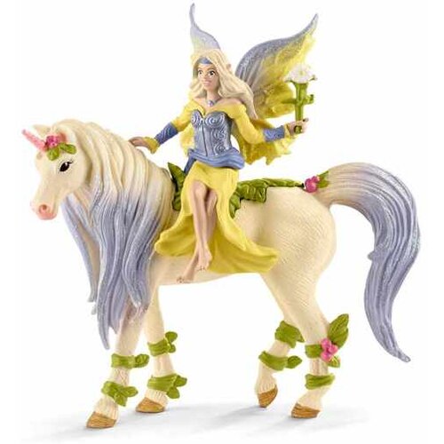 Schleich pravljična figura Pravljična Vila s cvetočim samorogom Cene