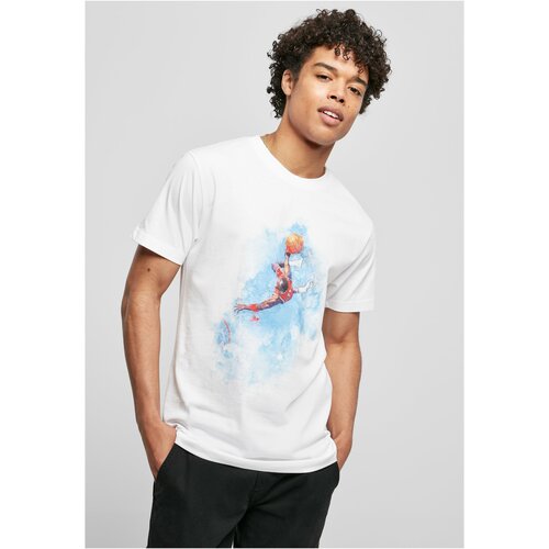 MT Men Basketball T-shirt with clouds white Slike