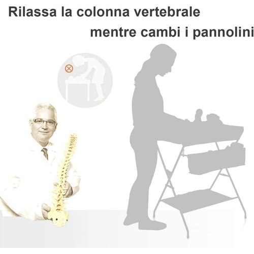  Stol za presvlačenje beba Tavalax Black Slike