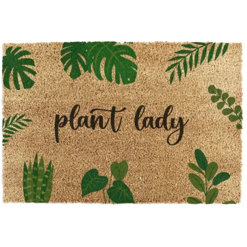 Artsy Doormats Otirač od kokosovih vlakana 40x60 cm Plant Lady –