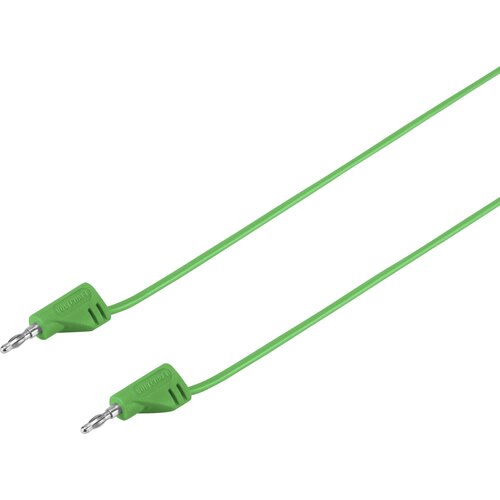 Voltcraft MSB-200 merilni vod lamelni vtič 2 mm lamelni vtič 2 mm 0.60 m zelena 1 kos, (20422886) Cene
