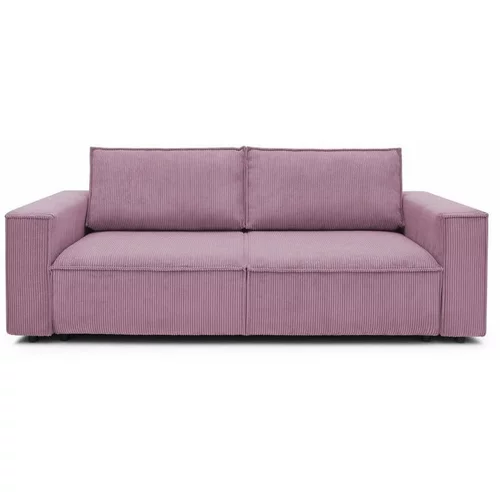Bobochic Paris ružičasti kauč na razvlačenje Nihad, 245 cm