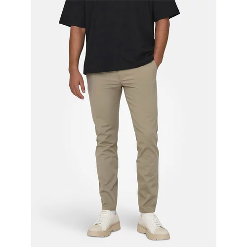 Only & Sons Chino hlače Mark Luca 22028144 Bež Slim Fit