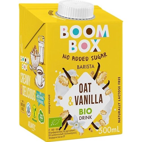 Boom box NAPITAK OVSENI BIO SA VANILOM 500ML Cene