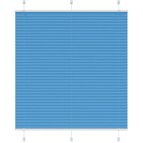 vidaXL Plisirana senčila modra 115x150 cm, širina blaga 114,4 cm, poliester, (5000297614) Cene