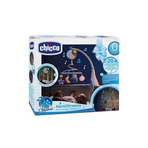 Chicco VRTULJAK GLAZBENI NEXT2DREAMS, NATURAL Slike