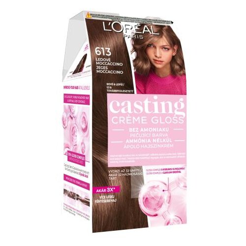 L´Oréal Paris Casting Creme Gloss boja za kosu obojena kosa svi tipovi kose 48 ml nijansa 613 Iced Moccaccino za žene Cijene