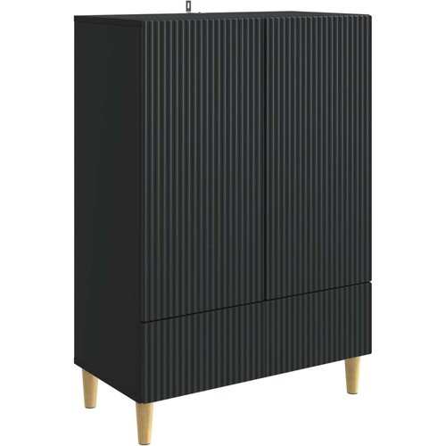  Kreveta s ladicama Crna 66 x 34 5 x 95 cm Konstruirano drvo - Crna Cene