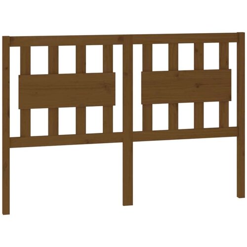  Uzglavlje za krevet boja meda 125 5x4x100 cm masivna borovina Slike